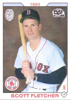 1993 Fort Myers PAL Boston Red Sox #5 Scott Fletcher Front