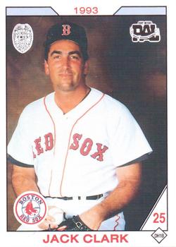 1993 Fort Myers PAL Boston Red Sox #7 Jack Clark Front