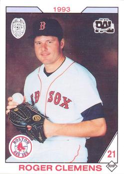 1993 Fort Myers PAL Boston Red Sox #8 Roger Clemens Front