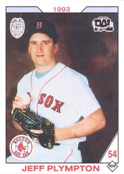 1993 Fort Myers PAL Boston Red Sox #21 Jeff Plympton Front