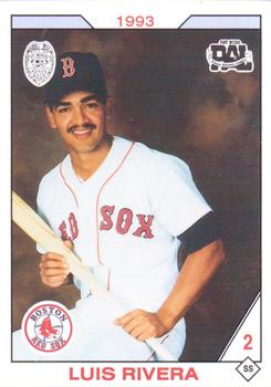 1993 Fort Myers PAL Boston Red Sox #24 Luis Rivera Front