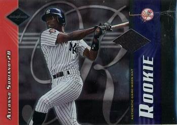 2001 Leaf Limited #369 Alfonso Soriano Front