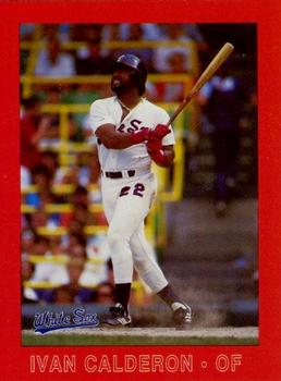 1988 Coca-Cola Chicago White Sox #NNO Ivan Calderon Front