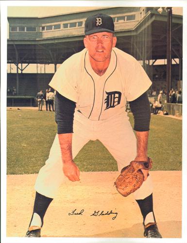 1966 Detroit Tigers Color Picture Pack A #NNO Fred Gladding Front