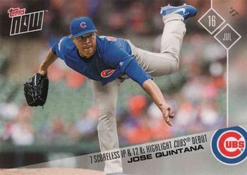 2017 Topps Now #358 Jose Quintana Front