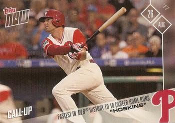 2017 Topps Now #521 Rhys Hoskins Front