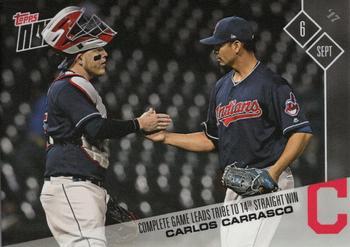 2017 Topps Now #568 Carlos Carrasco Front