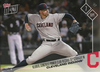 2017 Topps Now #572 Cleveland Indians Front