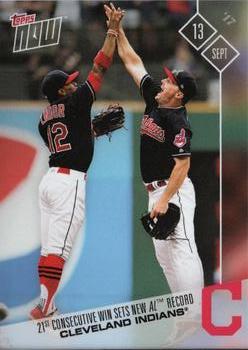 2017 Topps Now #599 Cleveland Indians Front