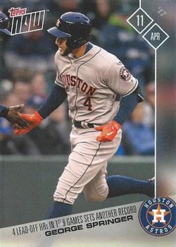 2017 Topps Now #37 George Springer Front