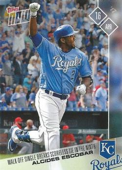 2017 Topps Now #56 Alcides Escobar Front