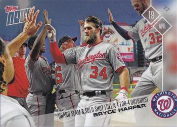2017 Topps Now #64 Bryce Harper Front