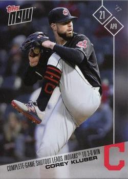2017 Topps Now #71 Corey Kluber Front