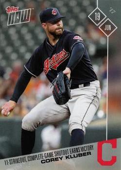 2017 Topps Now #268 Corey Kluber Front