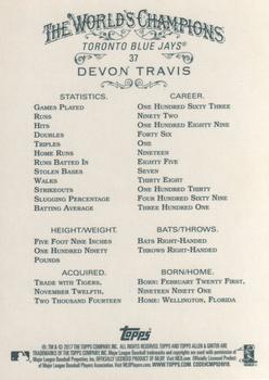 2017 Topps Allen & Ginter #37 Devon Travis Back