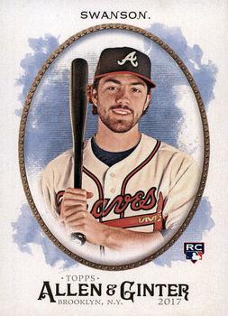 2017 Topps Allen & Ginter #40 Dansby Swanson Front