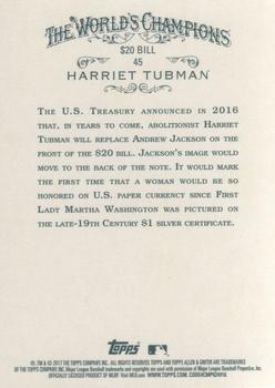 2017 Topps Allen & Ginter #45 Harriet Tubman Back