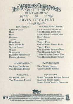 2017 Topps Allen & Ginter #90 Gavin Cecchini Back