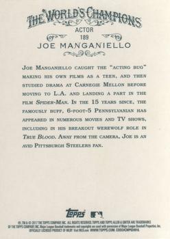 2017 Topps Allen & Ginter #189 Joe Manganiello Back