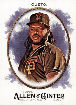 2017 Topps Allen & Ginter #219 Johnny Cueto Front