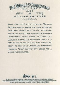 2017 Topps Allen & Ginter #246 William Shatner Back