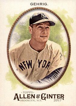 2017 Topps Allen & Ginter #257 Lou Gehrig Front