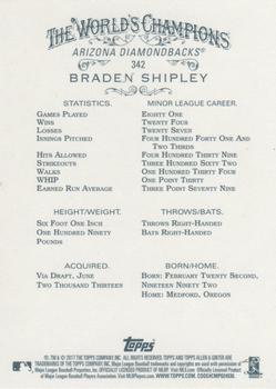 2017 Topps Allen & Ginter #342 Braden Shipley Back