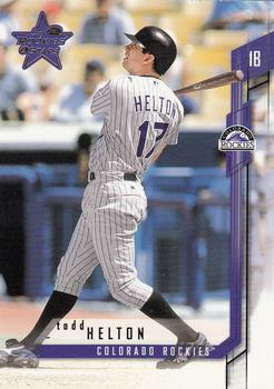 2001 Leaf Rookies & Stars #17 Todd Helton Front