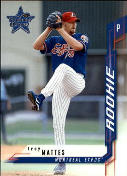 2001 Leaf Rookies & Stars #121 Troy Mattes Front