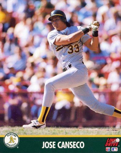 1991 Line Drive 8x10 Action Photos #NNO Jose Canseco Front