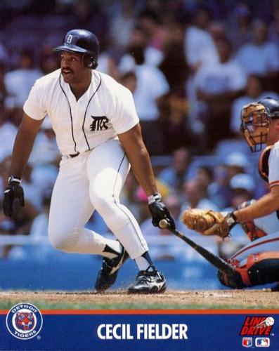 1991 Line Drive 8x10 Action Photos #NNO Cecil Fielder Front