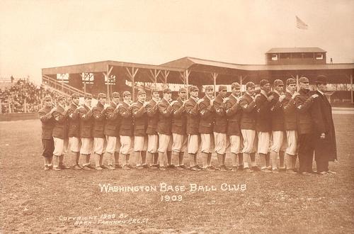 1909 Barr-Farnham Photo Washington Senators Postcards #NNO Team Card Front