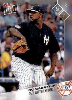 2017 Topps Now Road to Opening Day New York Yankees #OD-42 C.C. Sabathia Front