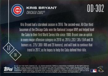 2017 Topps Now Road to Opening Day Chicago Cubs #OD-302 Kris Bryant Back