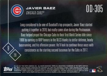 2017 Topps Now Road to Opening Day Chicago Cubs #OD-305 Javier Baez Back