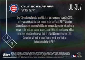 2017 Topps Now Road to Opening Day Chicago Cubs #OD-307 Kyle Schwarber Back