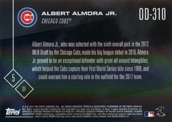 2017 Topps Now Road to Opening Day Chicago Cubs #OD-310 Albert Almora Jr. Back
