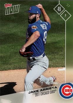 2017 Topps Now Road to Opening Day Chicago Cubs #OD-313 Jake Arrieta Front