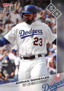 2017 Topps Now Road to Opening Day Los Angeles Dodgers #OD-408 Adrian Gonzalez Front
