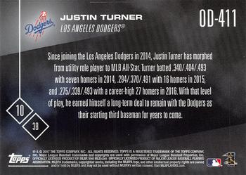 2017 Topps Now Road to Opening Day Los Angeles Dodgers #OD-411 Justin Turner Back