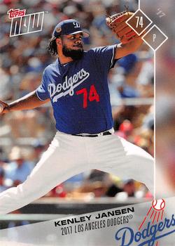 2017 Topps Now Road to Opening Day Los Angeles Dodgers #OD-420 Kenley Jansen Front