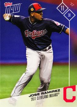 2017 Topps Now Road to Opening Day Cleveland Indians #OD-96 Jose Ramirez Front