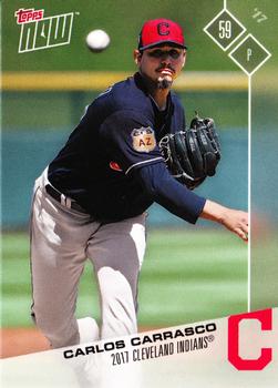 2017 Topps Now Road to Opening Day Cleveland Indians #OD-100 Carlos Carrasco Front