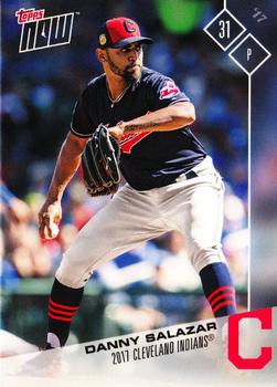 2017 Topps Now Road to Opening Day Cleveland Indians #OD-101 Danny Salazar Front