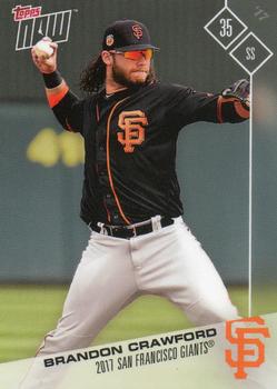 2017 Topps Now Road to Opening Day San Francisco Giants #OD-439 Brandon Crawford Front