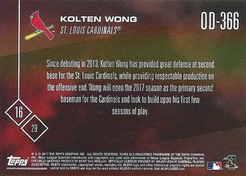 2017 Topps Now Road to Opening Day St. Louis Cardinals #OD-366 Kolten Wong Back