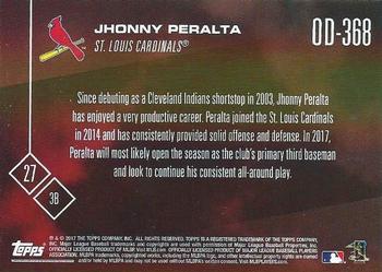 2017 Topps Now Road to Opening Day St. Louis Cardinals #OD-368 Jhonny Peralta Back