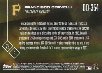 2017 Topps Now Road to Opening Day Pittsburgh Pirates #OD-354 Francisco Cervelli Back
