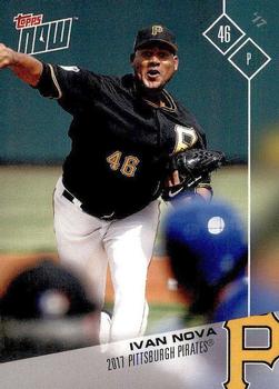 2017 Topps Now Road to Opening Day Pittsburgh Pirates #OD-356 Ivan Nova Front