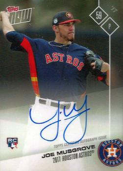 2017 Topps Now Road to Opening Day Houston Astros #OD-164A Joe Musgrove Front